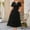 108#Black, variant on gljltg Women's Casual Printed Pleated Elastic Waist Sleeveless V-Neck Dress, Polyester Fabric, Lightweight Breathable Spring Summer, Casual Party Beach Outfit, Easy Care Hand Washable