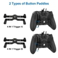 thumbnail image 4 of CHUANK Controller Paddles Fit for Xbox   Back Button Attachment Controller Adapter Fit for Xbox One X S  Xbox Series X S  Controller Extension Programmable Keys, 4 of 7