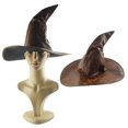 thumbnail image 3 of Hirigin Halloween Witch Hat for Women Costume Witch Wizard Hat Cap Halloween Decorations Cosplay Party Props, 3 of 6