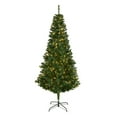 thumbnail image 3 of National Tree Company 7.5 ft Pre-Lit Linden Spruce Full Artificial Christmas Tree, 400 LED Lights, 1,200 Tips, Includes Stand, Green, 3 of 9