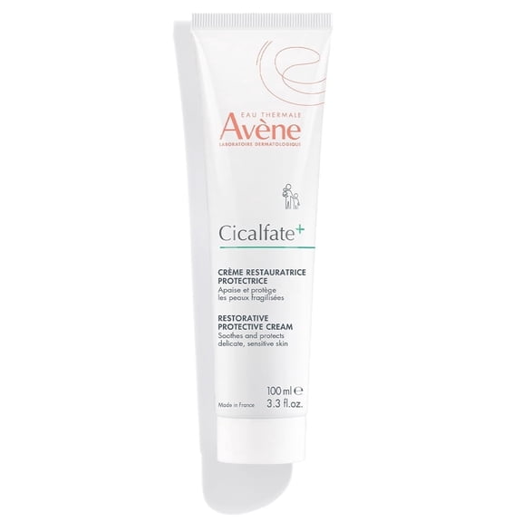 Avene Cicalfate  Restorative Protective Cream - Face Cream for Sensitive Skin - Helps Restore Skin Barrier, 3.3 fl oz