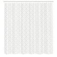 thumbnail image 3 of Ambesonne Minimalist Shower Curtain, Thin Lines Motifs Art, 69"Wx84"L, White and Pale Rose, 3 of 5