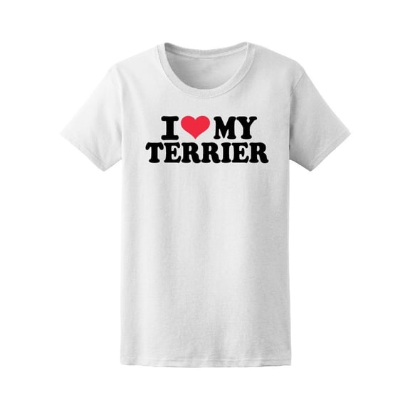 "I Love My Terrier" Tee Men's -Image by Shutterstock