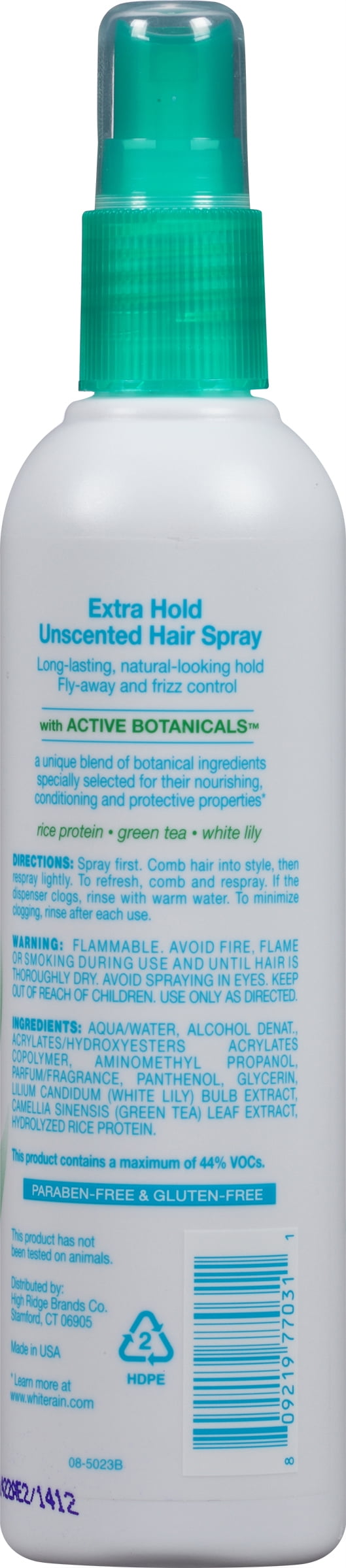 White Rain Unscented Extra Hold Hairspray
