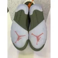 thumbnail image 3 of Ni - ke Ni - ke Air Jordan 5 Retro Army Olive Solar Orange Sneaker DD0587-308 Men's Size 13, 3 of 5