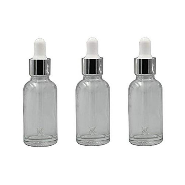 Download 3pcs 50ml 1 7oz Clear Glass Dropper Bottle Empty Refillable Boston Round Container With Glass Eye Droppers Portable Travel Container Jars For Essential Oil Perfumer Aromatherapy Storage Walmart Com Walmart Com