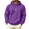 thumbnail image 2 of Yteetum Men's Oversized Hoodies Long Sleeve Fall Hooded Shirts Causal Graphic Printed Loose Comfy Hood Tops with Pockets, 2 of 6