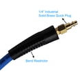 thumbnail image 4 of YOTOO Hybrid Air Hose 3/8 in. x 10 ft 300 PSI Flexible with Bend Restrictor and Couplers. Blue, 4 of 7