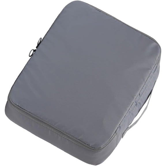 Foldable Breathable Meshes Garment Organizers 3 Compartment Luggage Storage Bag for Travel Accessory Spacious Travel Bag 13x29x35CM
