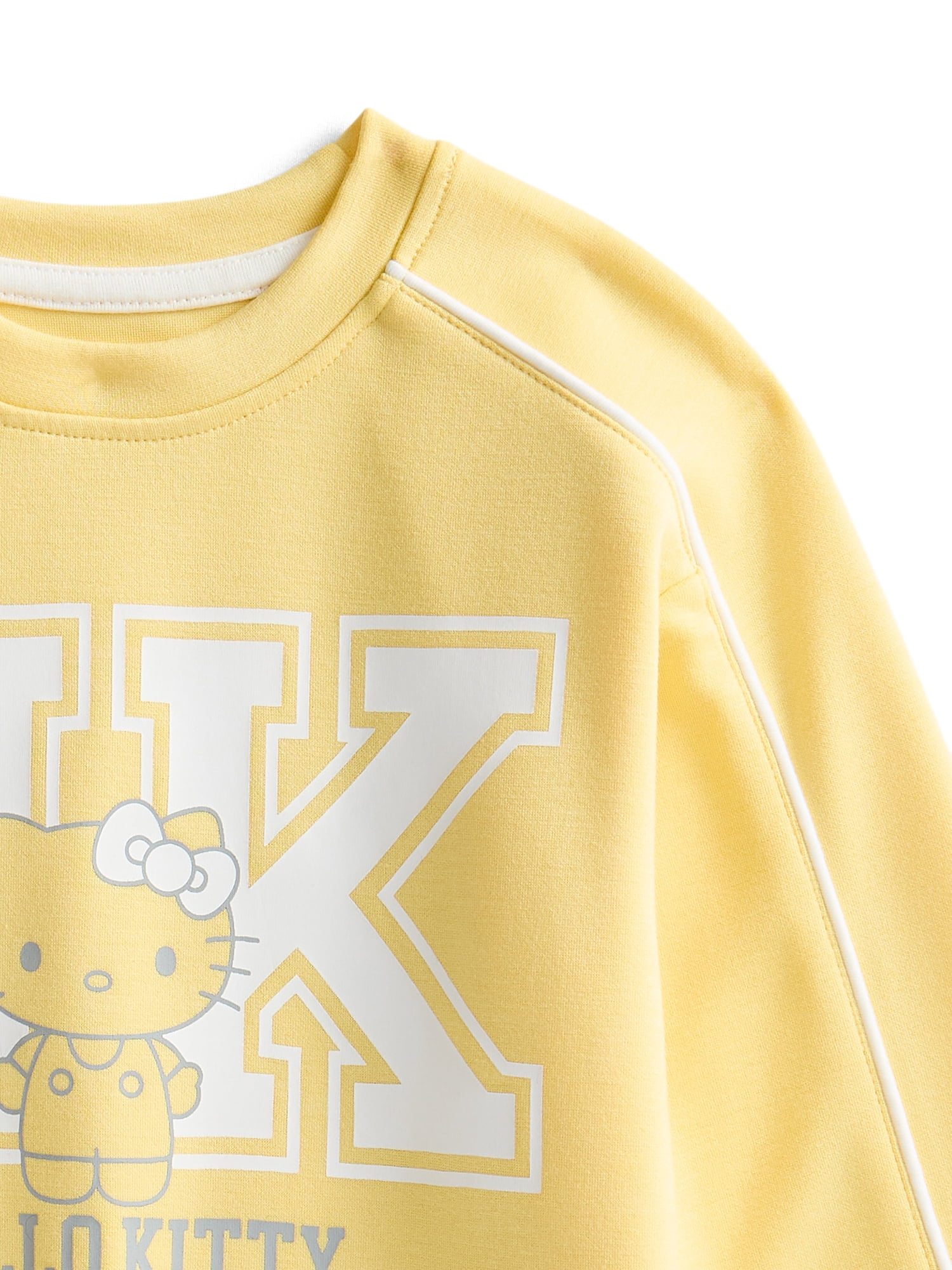 Hello Kitty Toddler & Big Girls Active Graphic Sweatshirt with Long Sleeves, Sizes 12M-12