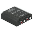thumbnail image 3 of Convertidor de impedancia de Audio de 4 canales, 12V, línea RCA alta a baja, filtro de frecuencia de altavoz de Radio estéreo para coche Jadeshay  A, 3 of 8