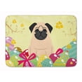 thumbnail image 1 of Carolines Treasures BB6008RUG Easter Eggs Pug Fawn Machine Washable Memory Foam Mat, 1 of 4