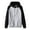Gray, variant on Blueek Men Casual Pullover Black Raglan Sleeve Hooded Pocket Sweatshirt Hoodie Pocket