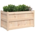 thumbnail image 2 of vidaXL Garden Planters 2 pcs Solid Wood Pine, 2 of 5