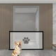 thumbnail image 5 of Valla de puerta para mascotas para uso doméstico | Barrera anti-mascotas sin taladrar | Malla negra de poliéster ajustable 70,87x30,71 pulgadas | Instalación segura del marco de la puerta y la, 5 of 6
