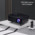 thumbnail image 2 of Youkk Projecteur de Télécommande Mini Cinéma Maison Bureau Portable HD avec Écouteurs de Projection Réglables, 2 of 6