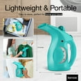 thumbnail image 7 of Kensie Handheld Garment Steamer, 700W Lightweight and Portable Steamer for Clothes, Green, 7 of 7