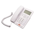 thumbnail image 1 of OR6400 Téléphone Filaire de Bureau à 2 Lignes avec Système de Répondeur Identification de l'Appelant/attente d'Appels Rétroéclairage ACL et Combiné/base pour Bureau Maison Conférence Blanc, 1 of 8