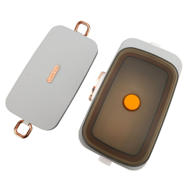 Cordless Heated Lunch Box, USB Rechargeable Stainless Steel Liner Electric Lunch Box for Office