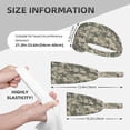 thumbnail image 4 of Unisex Army Digital Camouflage Sweatband Sports Headband For Running Cycling Yoga Workout Stretchy Hairband, 4 of 7