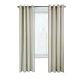 thumbnail image 2 of Vienna Total Blackout Foamback Grommet Curtain Panel Pair each 52" x 95" in Natural, 2 of 6