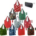 thumbnail image 1 of Bolsa BeeGreen Christmas, paquete de 10 unidades, plegable, 38 x 40 x 12 cm, 1 of 8