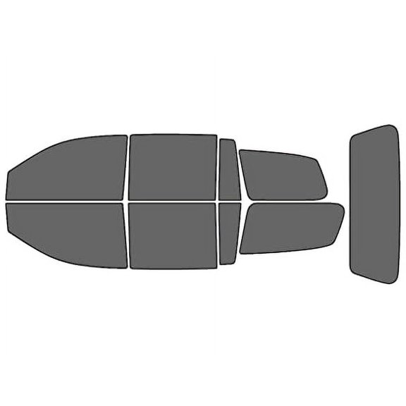 Rvinyl Window Tint Kit Compatible with Dodge Durango 2004-2009 - Complete Precut Kit - 35%
