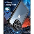 thumbnail image 3 of for iPhone 15 Pro Case Waterproof,Shockproof Bumper iPhone 15 Pro Case with Built-in Screen Protector Anti-Scratches Anti-Dirt 360°Full Body Protective Phone Case for iPhone 15 Pro 6.1’’-Blue, 3 of 7