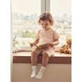 thumbnail image 4 of BemeyourBBs Newborn Baby Girl Summer Clothes Knit One Piece Romper Outfits Infant Crew Neck Short Sleeve Snap Button Knit Jumpsuit, 4 of 9