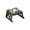 Black, variant on Elevated Single Pet Feeder with Stainless Steel Bowl Foldable Raised Dog Bowl Stand for Neck Protection Small Dog and Cat Food Water Dish with Non-Slip Detachable Frame and Support - Black