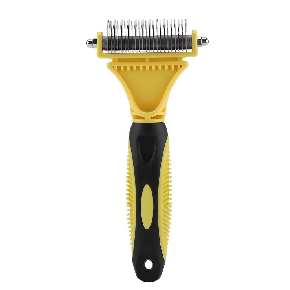 Tebru Pet Dematting Comb, Pet Grooming Brush,Stainless Steel Pet