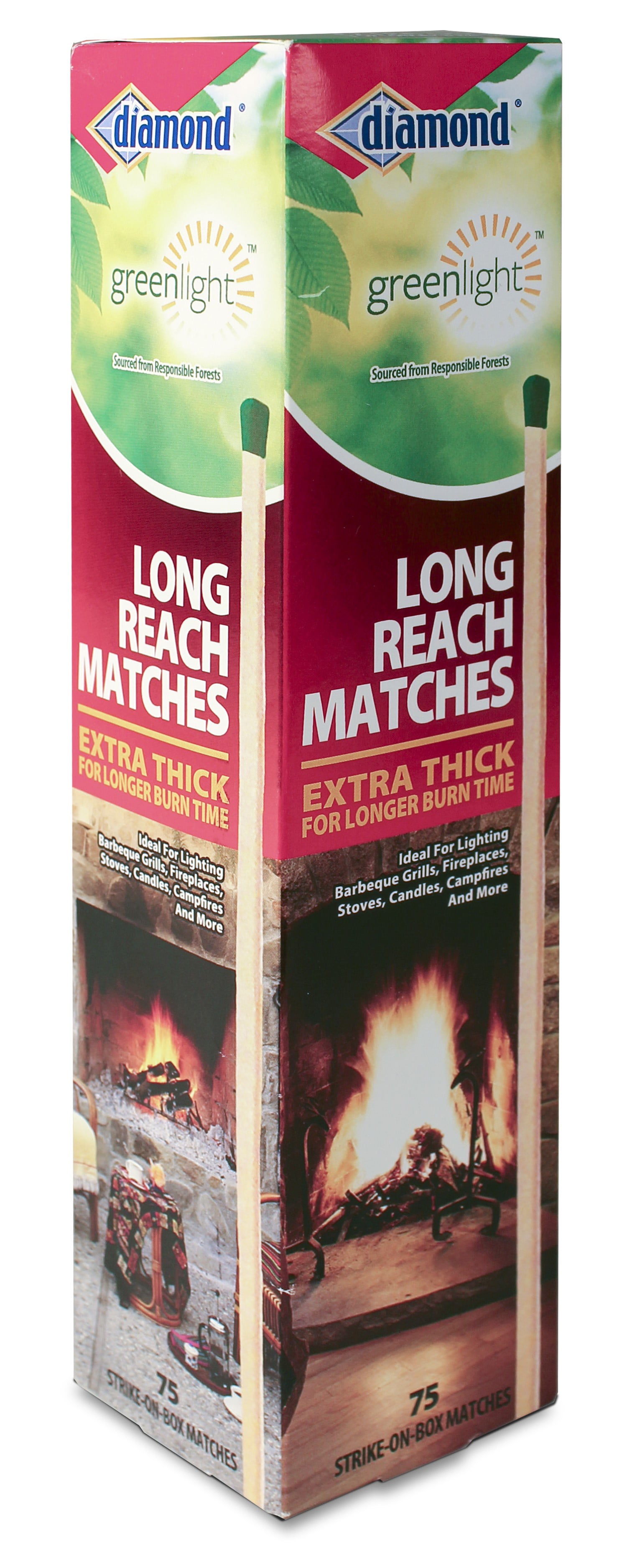 *Choose Order Size* Diamond Strike-A-Fire Starter Match Lot 48 per box