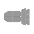 thumbnail image 2 of Rvinyl Car Window Pre Cut Tint Film DIY Kit Complete 50% Fits GMC Sierra 2007-2013 4 Door, 2 of 8