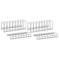 thumbnail image 1 of 2 escurridores de cuencos, 2 soportes para platos, soporte para utensilios, soporte para costillas, multiusos Negro, 1 of 9