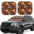 thumbnail image 1 of Fotbe Woodland Creatures Floral Juego de 2 Piezas de Parasoles para Parabrisas | Bloqueador Solar para Auto | Accesorios Plegables para Protección Solar Interior-Medium, 1 of 6