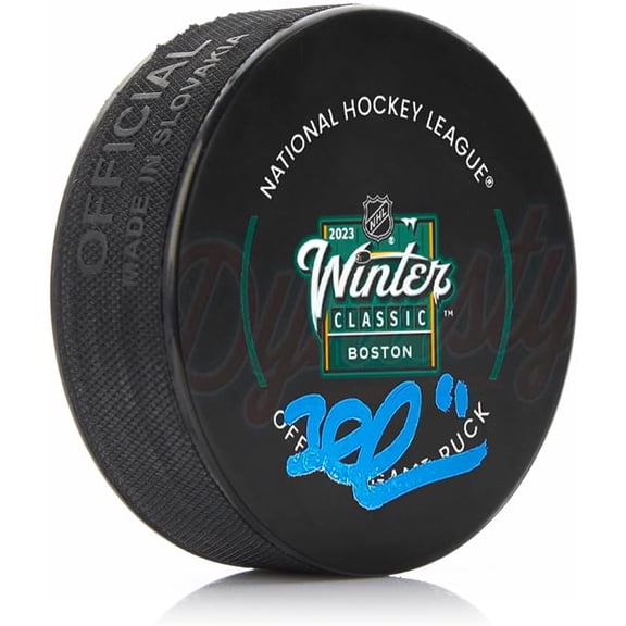 Brad Marchand Boston Bruins Autographed 2023 Winter Classic Official Game Puck