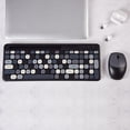 thumbnail image 3 of Mofii 2.4G Wireless Keyboard Mouse Combo keyboard and mouse sharing One receiver USB Interface 110 Key Slot Design Black, 3 of 10