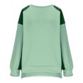 thumbnail image 7 of Ultrave Cotton Long Sleeve Shirt Women Fashion Long Sleeve Color Block Trending Women's Clothing, 7 of 7