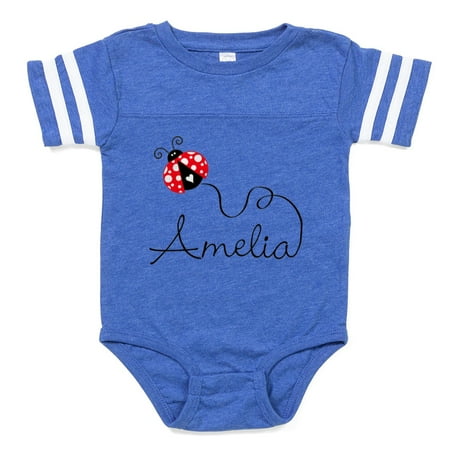 

CafePress - Ladybug Amelia - Cute Infant Baby Football Bodysuit