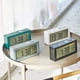thumbnail image 2 of Billuyoard Despertador eléctrico LCD con calendario Relojes de escritorio digitales Medidor de humedad Termómetro moderno a Electrodomésticos Verde negruzco Billuyoard HA082672-04, 2 of 6