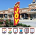 thumbnail image 6 of Joy Feather flag Pole Mountfor Outdoor by DreamController | 15 FEET Long Polyester Outdoor Banner Flag Pole Kit for Easy Hang | HD Print Swooper Flag Pole Stand for Joy| Made in USA, 6 of 7