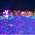 thumbnail image 1 of Lámpara flotante subacuática LED Disco multicolor intermitente baño estanque piscina Spa fiesta noche luz con 7 modos de patrón 2 uds, 1 of 2