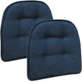 thumbnail image 5 of Non-Slip Tufted Chair Cushions for Dining Room, Kitchen and Office Use, U-Shaped Skid-Proof Seat Pad, 15x16 Inches, 8 Pack, Indigo Blue, 5 of 5