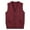 Wine, variant on hotojiny Mens Sweater Vest Warm Plain Sleeveless Business Knitwear Loose Fit V-Neck Button down Sweater Tops with Pockets