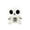 A002- Clear (B), variant on Halloween Stuffed Animal, Soft Ghost Toys, Plush Ghost Toys, Cute Ghost Decor, 10X10 in Cozy Sitting Skeleton Plush Figure Suitable for Student Halloween Toys, Halloween Gift,