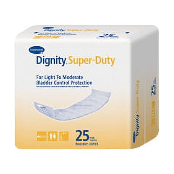 Dignity Super Natural Self-Adhesive Absorbent Pads 4 x 12 Inch