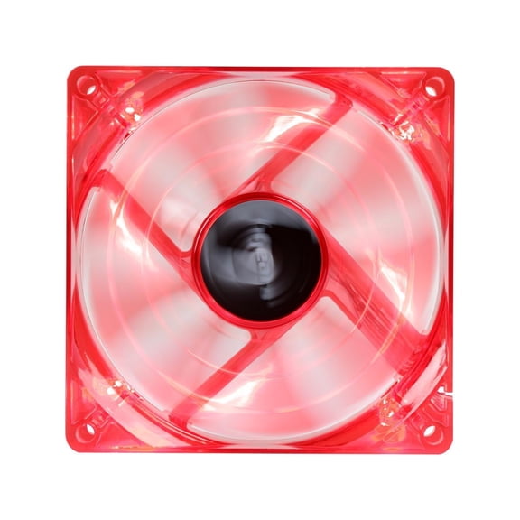 Bgears b-PWM 90mm Red LEDs Gaming PC Cooling Fan, High Speed High performance 2 ball bearing PWM signal, Mini 4 pin PWM connector, 500-4000 RPM with high airflow of 88 CFM, 12VDC fan, 90x90x25mm