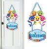 Shark Party Supplies For Baby Shower Parties Decoration Welcome Hanger Kids Banner