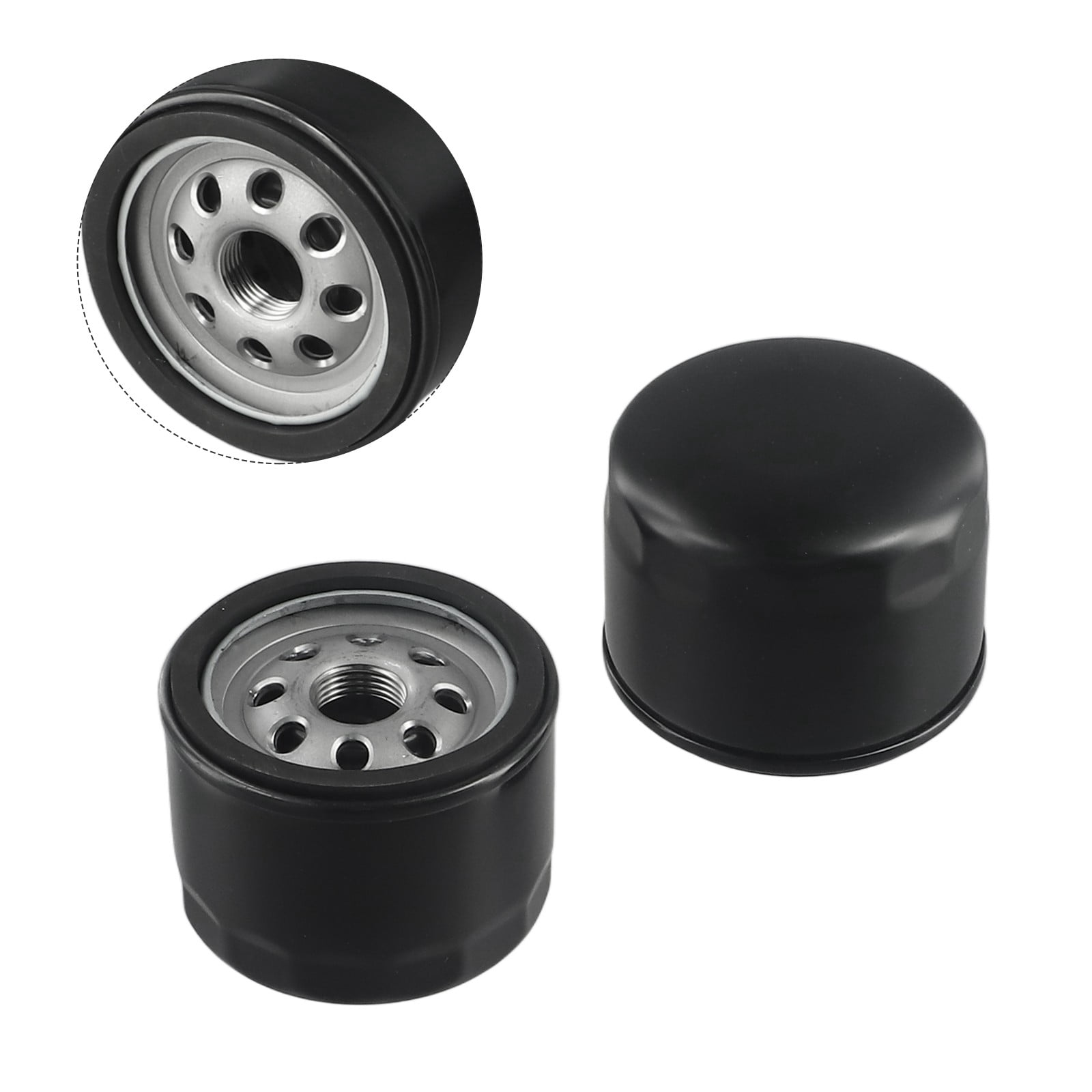 2 Pack Oil Filter 49065-7007 for Kawasaki FX600V FR691V FR730V FR651V FR541V FR600V Lawn Mower Engine Replacement Parts for John Deere D100 D105 D110 D120 D125 D130