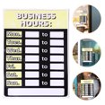 thumbnail image 4 of Hours of Operation Signs Fade Proof 1Set 12x8in, 4 of 9